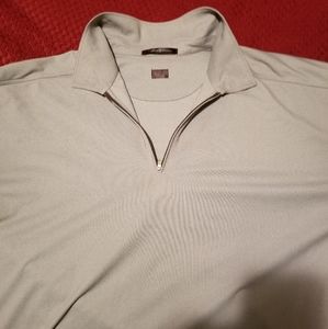 Light Gray Tiger Woods Half-Zip Pullover